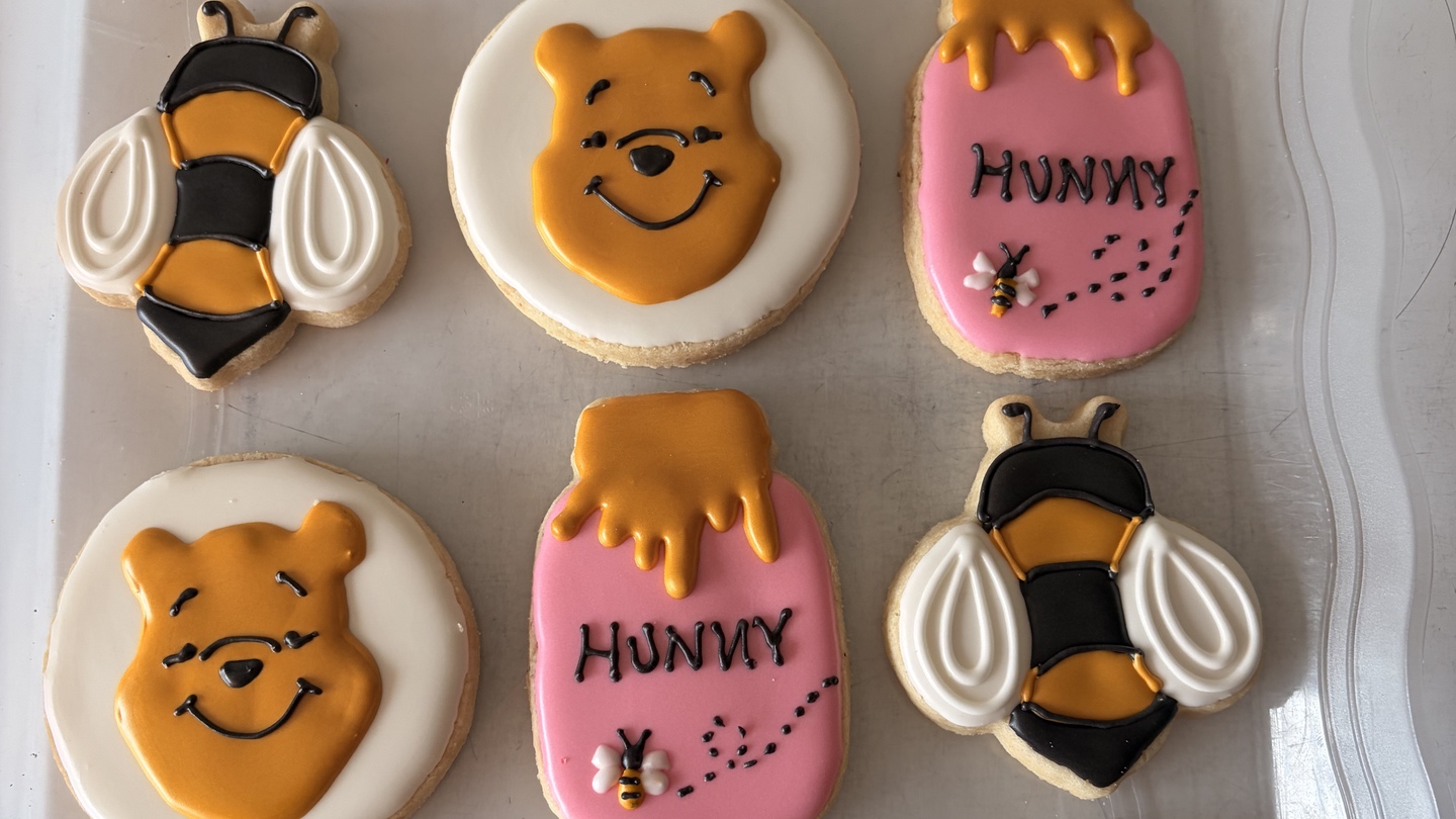 Pooh and Hunny cookies