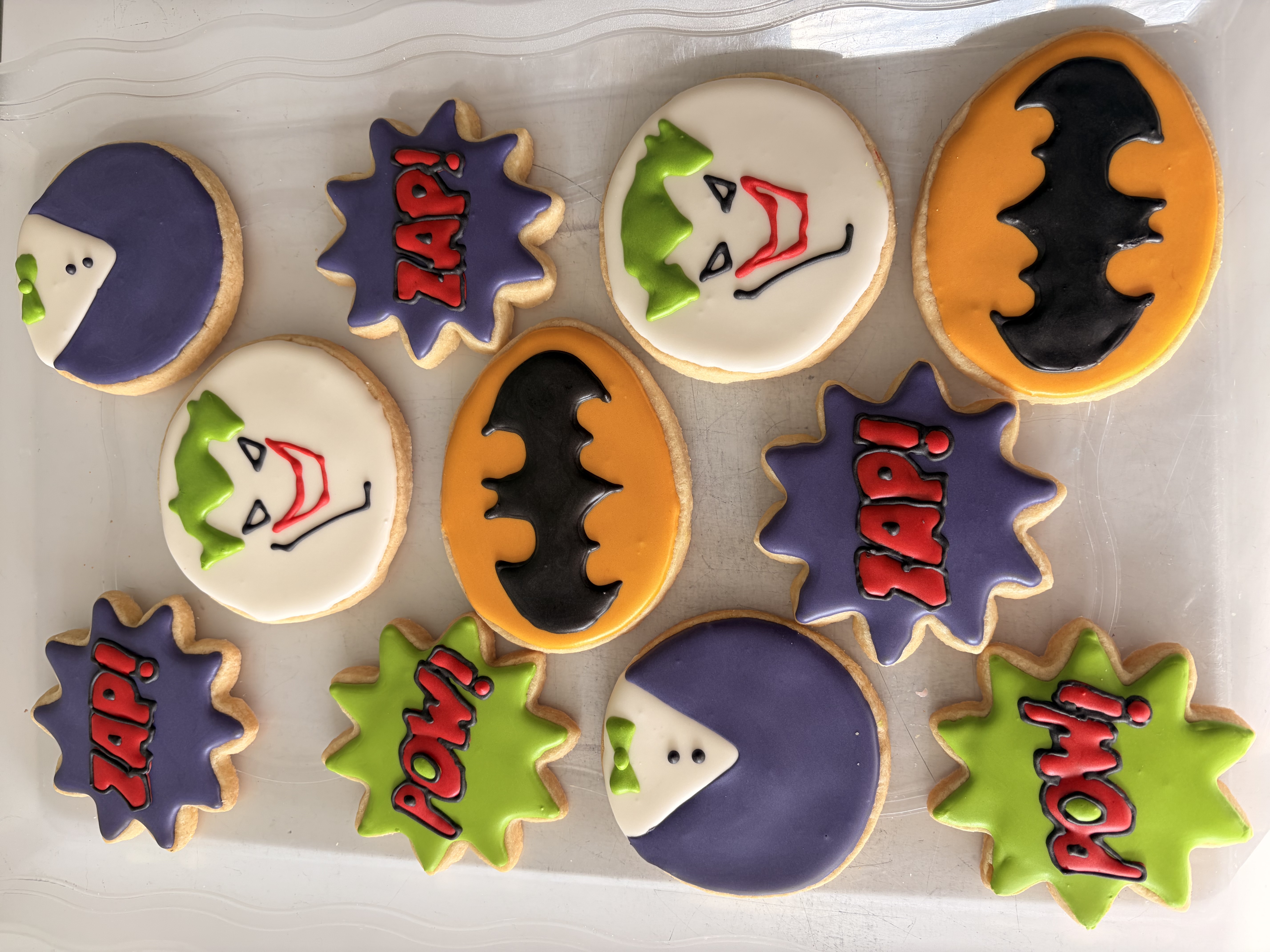 Batman Birthday Cookies